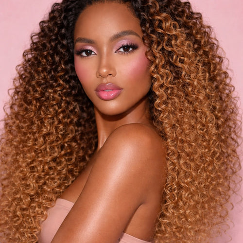 Kinky curly - tye and dye