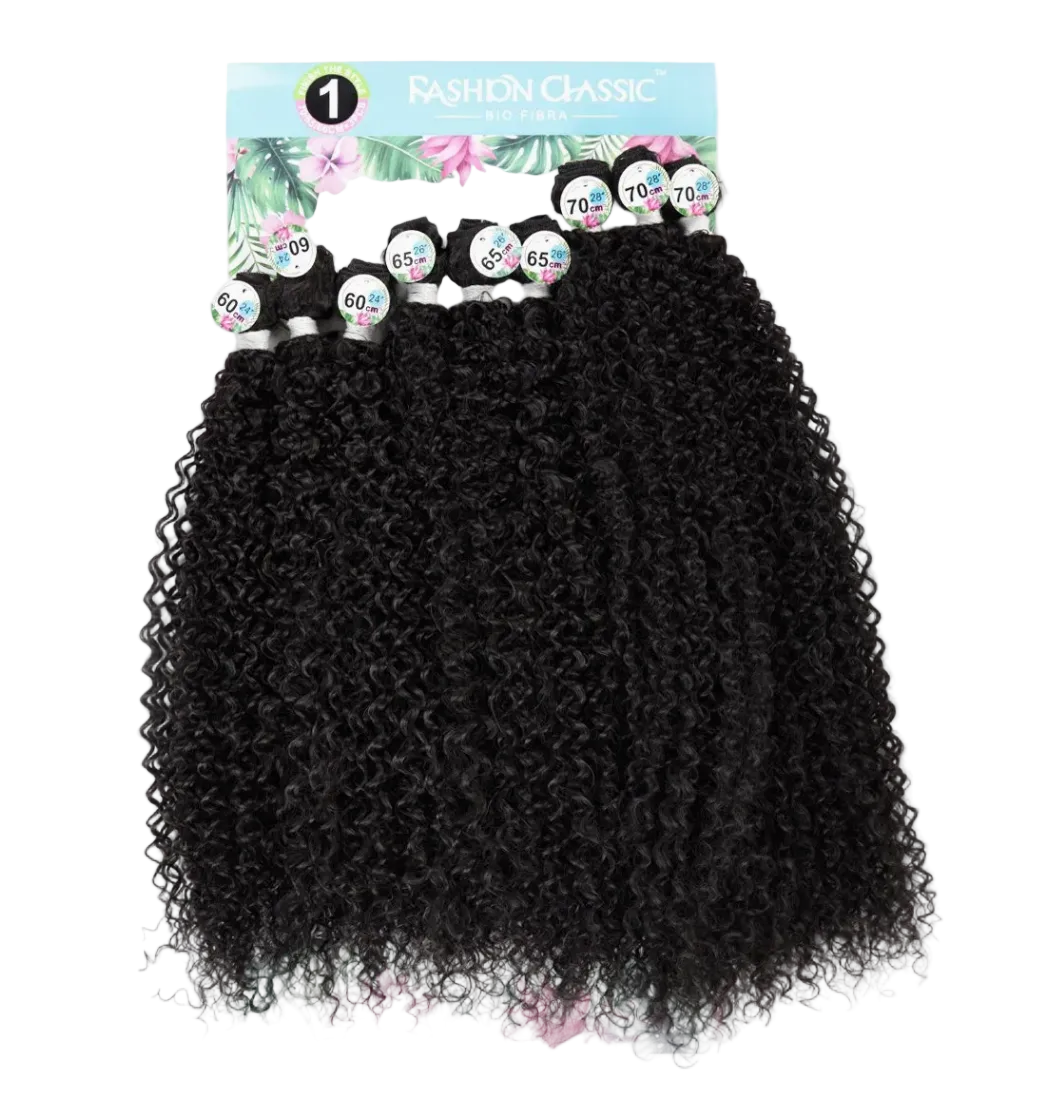 Kinky curly 1B - Bio fibre classique